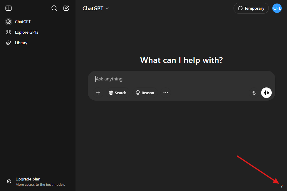 How to open keyboard shortcuts menu
