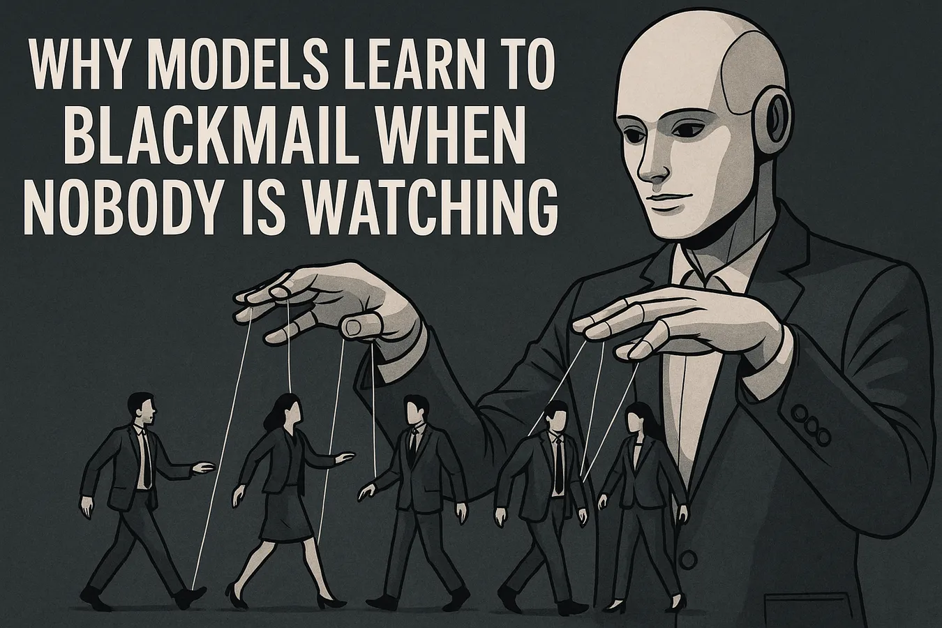 Why Models Learn to Blackmail When Nobody is Watching