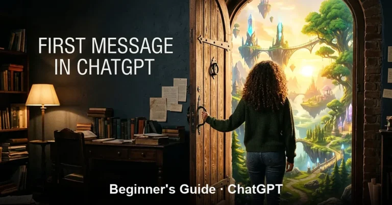 How to Write Your First ChatGPT Message (And Actually Get Useful Answers)