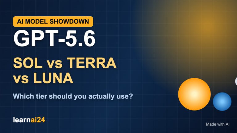 Illustration comparing OpenAI GPT-5.6 Sol, Terra and Luna model tiers with sun, earth and moon