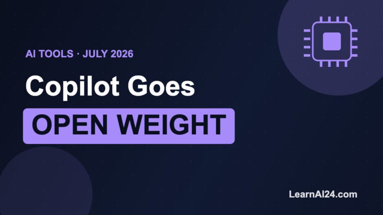 Copilot Just Went Open Weight, and That Changes the Game
