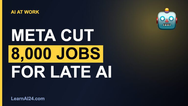 Meta Cut 8,000 Jobs for an AI Future That Is Running Late