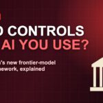 Illustration of a government building with a red alert seal representing US vetting of frontier AI models